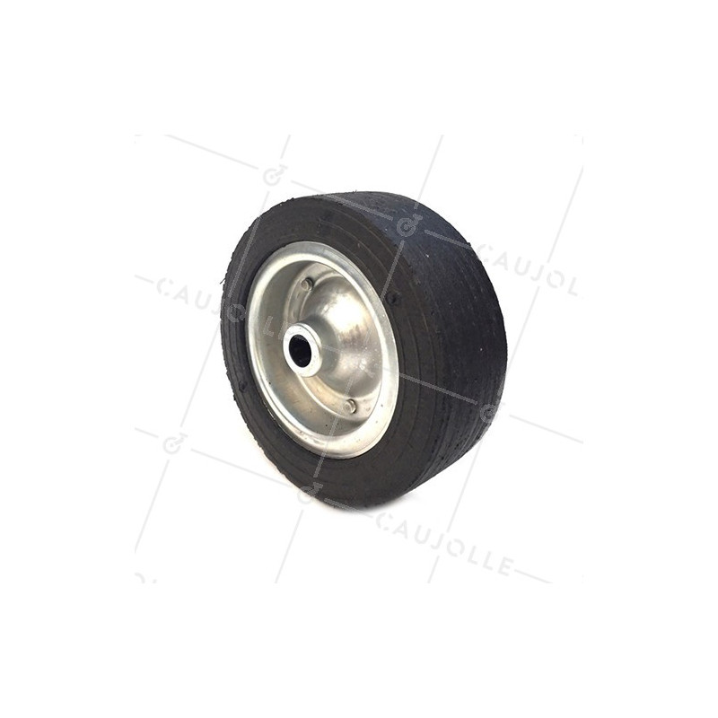 ROUE LARGE CAOUTCHOUC DIAMÈTRE 250 MM AXE 25 MM S2750ST250R25