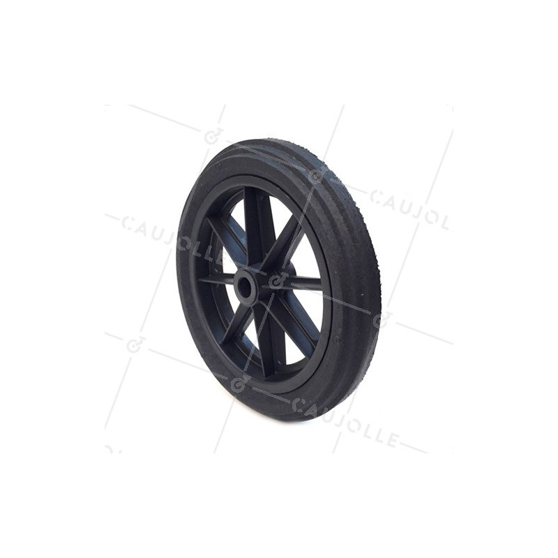 ROUE DE BROUETTE INCREVABLE DURE DIAMÈTRE 360 MM AXE 25 MM S605DP R25-74