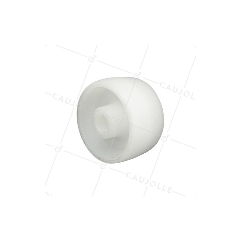 ROUE POLYPROPYLÈNE DIAMÈTRE 65 MM AXE 12 MM S2450P