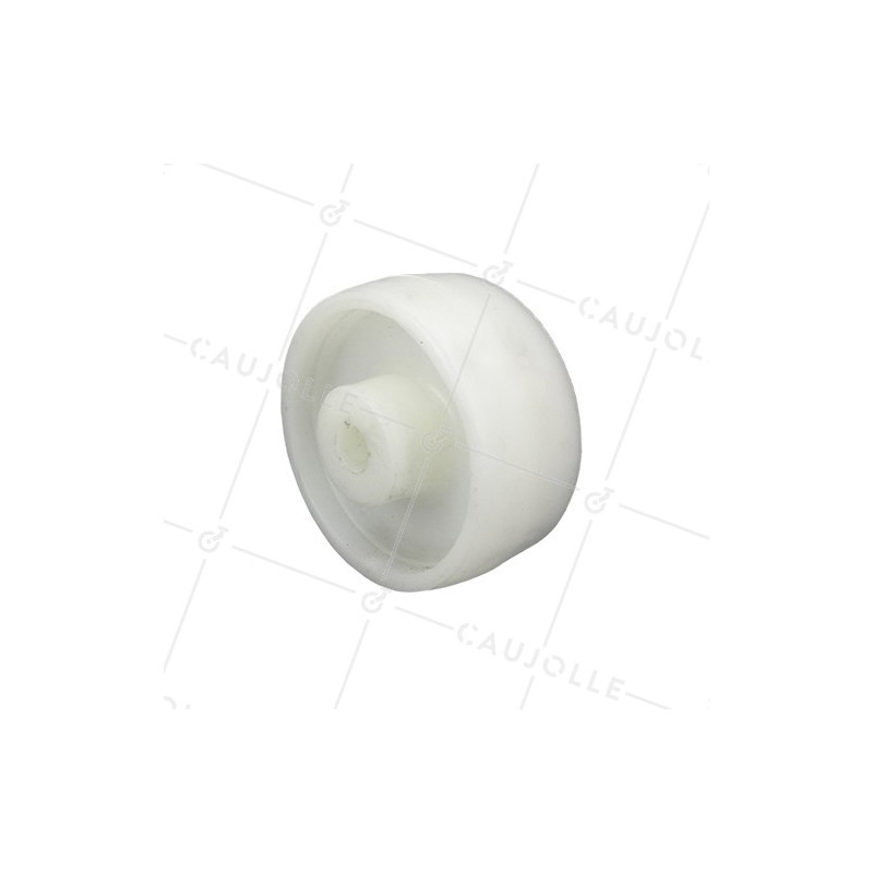 POLYPROPYLENE ROLLER 80 MM DIAMETER 12 MM BORE
