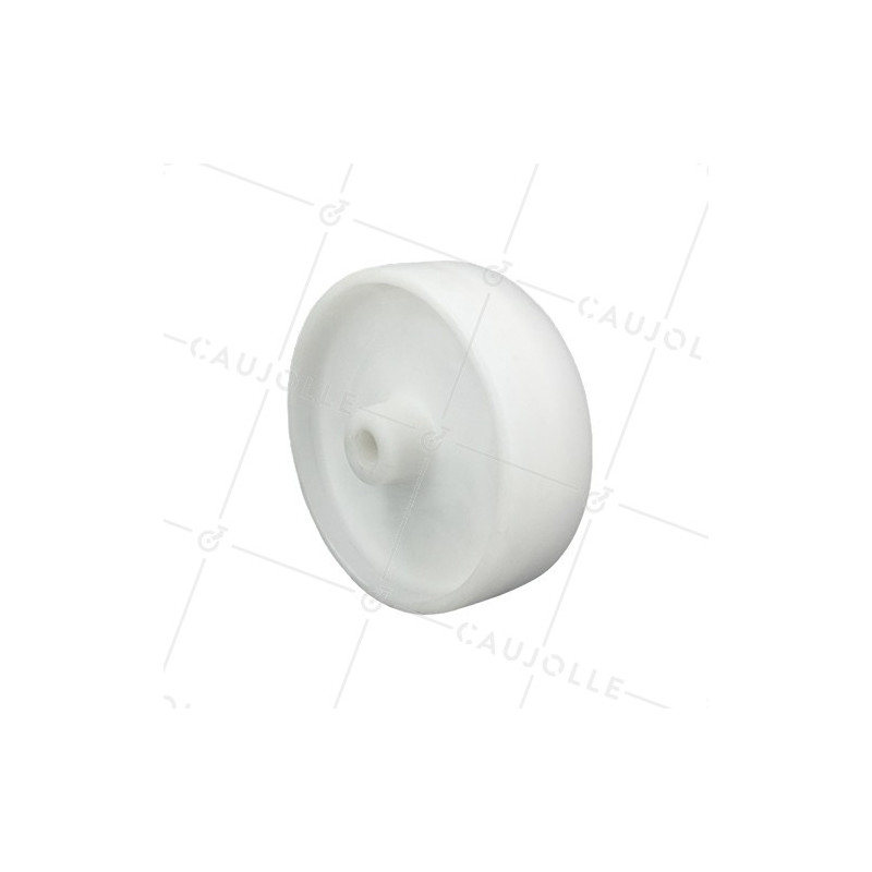 ROUE POLYPROPYLÈNE DIAMÈTRE 125 MM AXE 12 MM S2450P