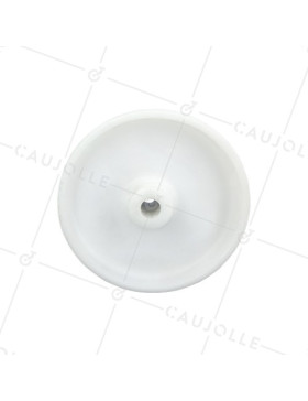 POLYPROPYLENE ROLLER 125 MM DIAMETER 12 MM BORE