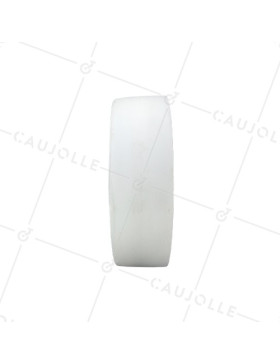 POLYPROPYLENE ROLLER 125 MM DIAMETER 12 MM BORE