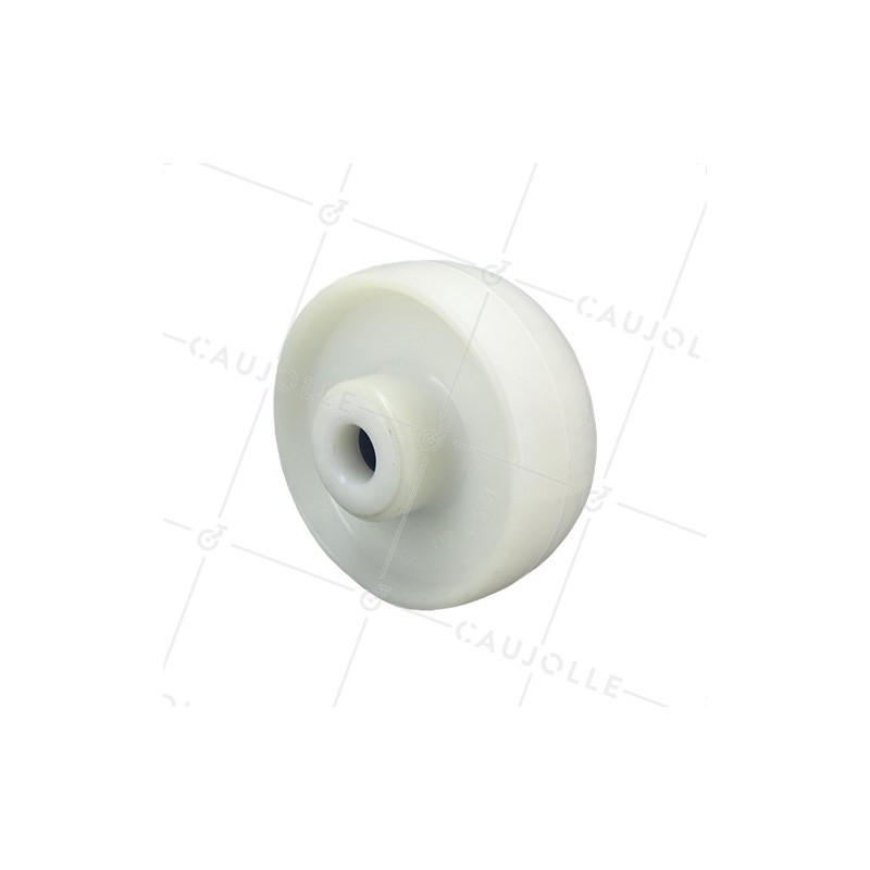 POLYPROPYLENE ROLLER 125 MM DIAMETER 20 MM BORE