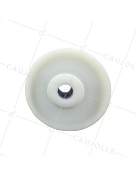 POLYPROPYLENE ROLLER 125 MM DIAMETER 20 MM BORE