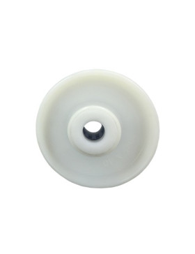 POLYPROPYLENE ROLLER 125 MM DIAMETER 20 MM BORE