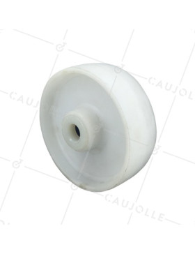 ROUE POLYPROPYLÈNE DIAMÈTRE 160 MM CHARGE 200 KG AXE 20 MM ROULEAUX - S2450P160 • Caujolle