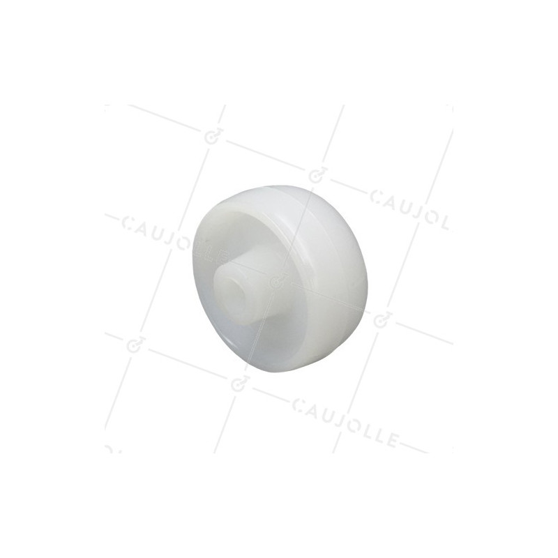 ROUE NYLON DIAMÈTRE 50 MM CHARGE 100 KG AXE 9 MM - S2450 50/20 LM28 L9