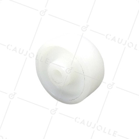 POLYAMIDE NYLON WHEEL DIAMETER 35 MM MAX LOAD 50 KG BORE 6 MM • Caujolle