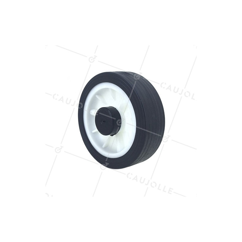 ROUE DE TONDEUSE DIAMÈTRE 125 MM AXE 12 MM