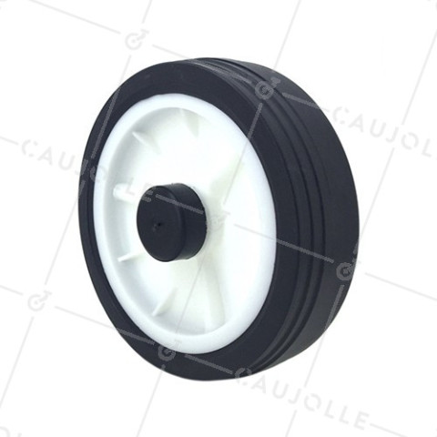LAWNMOWER WHEEL 150 MM DIAMETER 12 MM BORE • Caujolle
