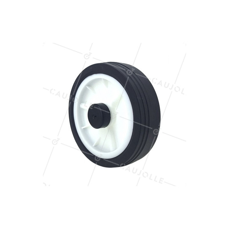 LAWNMOWER WHEEL 150 MM DIAMETER 12 MM BORE