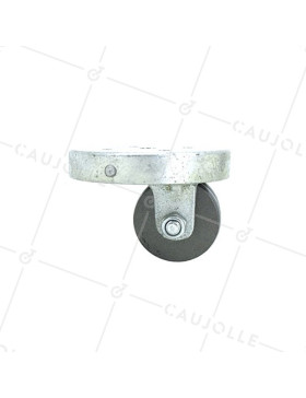ROULETTE EXTRA-BASSE EN ACIER FORTE CHARGE DIAMÈTRE 50 MM HAUTEUR 64 MM CHARGE 270 kg - SURB 50 ACIER