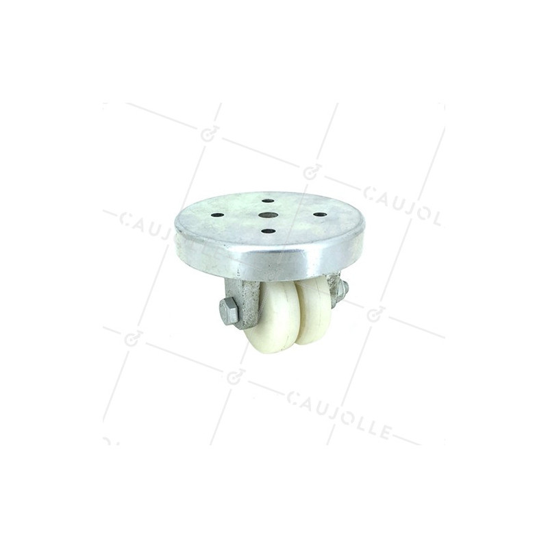 Extra-low castor wheel steel nylon roller for industrial usage SURB50 Nylon 1