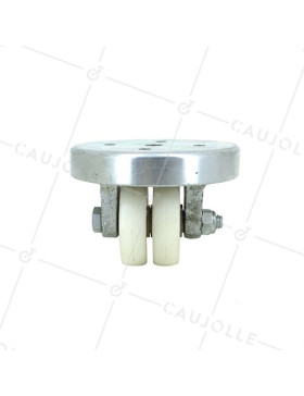 Extra-low castor wheel steel nylon roller for industrial usage SURB50 Nylon 3