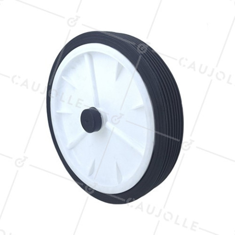 LAWNMOWER WHEEL 250 MM DIAMETER 12 MM BORE • Caujolle
