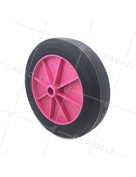 ROUE DE TRANSAT ROSE DIAMÈTRE 250 MM AXE 20 MM