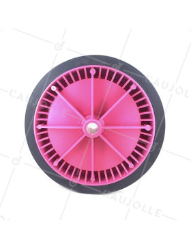 ROUE DE TRANSAT ROSE DIAMÈTRE 250 MM AXE 20 MM