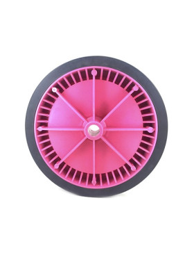 ROUE DE TRANSAT ROSE DIAMÈTRE 250 MM AXE 20 MM