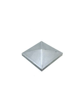 STEEL GATE POST CAP TO PAINT SIZE 80 X 80 MM