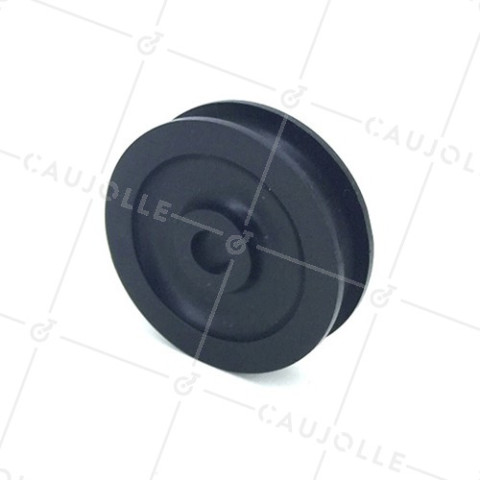 POULIE PLASTIQUE DIAMÈTRE 50 MM CHARGE 60 KG AXE 8 MM POUR CABLE DE 9 MM • Caujolle