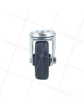 FURNITURE CASTOR DIAMETER 50 MM with hole