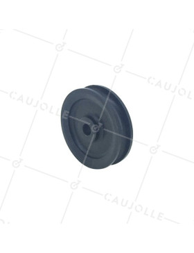SINGLE PULLEY 60 MM DIAMETER 8 MM BORE • Caujolle