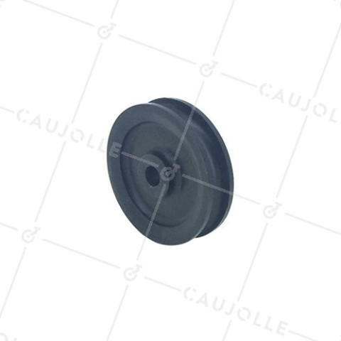 POULIE PLASTIQUE DIAMÈTRE 60 MM AXE 8 MM CHARGE 60 KG POUR CABLE DE 9 MM • Caujolle