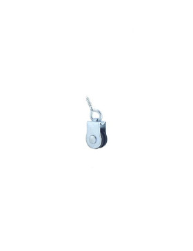 SIMPLE SCREW EYE PULLEY 20 MM DIAMETER

 