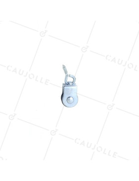 SIMPLE SCREW EYE PULLEY 20 MM DIAMETER

 