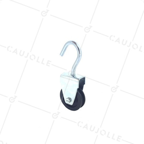 HOOK PULLEY 40 MM DIAMETER  • Caujolle
