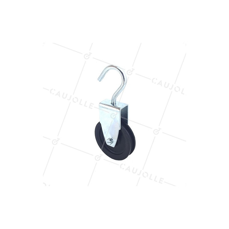 HOOK PULLEY 60 MM DIAMETER 