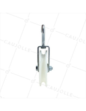 HOOK PULLEY 80 MM DIAMETER 