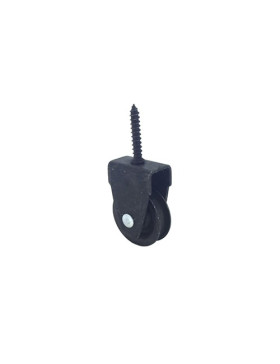 POULIE À TIREFOND ACIER EPOXY DIAMÈTRE 40