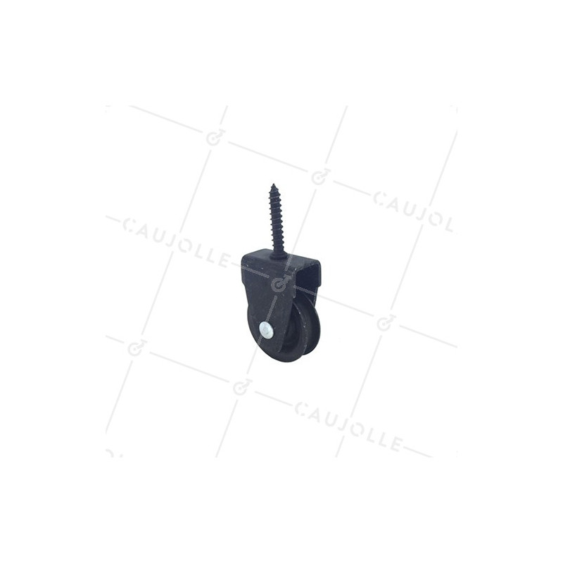LAG SCREW PULLEY EPOXY STEEL 40 MM DIAMETER

 