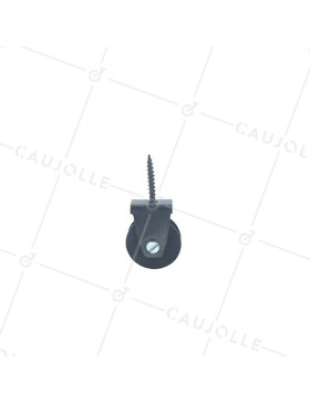 BLACK LAG SCREW PULLEY 30 MM DIAMETER

 