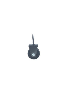 BLACK LAG SCREW PULLEY 30 MM DIAMETER

 