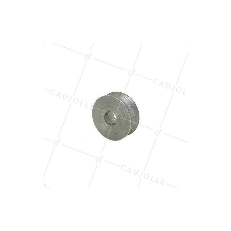 POULIE ACIER À GORGE RONDE POUR CÂBLE DE 10 MM DIAMÈTRE 40 MM AXE 13 MM CHARGE 60 KG