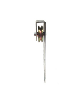 MONTURE DE PORTAIL SUSPENDU GORGE CARRÉE DIAMÈTRE 80