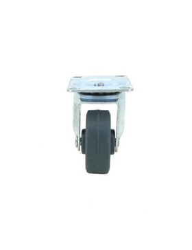 ROULETTE D'AMEUBLEMENT CAOUTCHOUC DIAMÈTRE 42 MM CHARGE 20 KG - S12C42