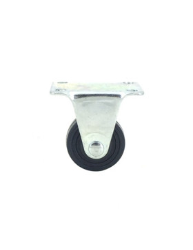 ROULETTE EN CAOUTCHOUC FIXE DIAMÈTRE 30 MM CHARGE 15 KG