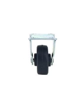 ROULETTE EN CAOUTCHOUC FIXE DIAMÈTRE 35 MM CHARGE 15 KG - S18C35