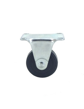 ROULETTE D'AMEUBLEMENT CAOUTCHOUC DIAMÈTRE 42 MM CHARGE 20 KG - S18C42