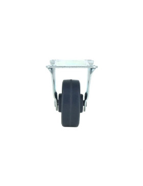 ROULETTE D'AMEUBLEMENT CAOUTCHOUC DIAMÈTRE 42 MM CHARGE 20 KG - S18C42