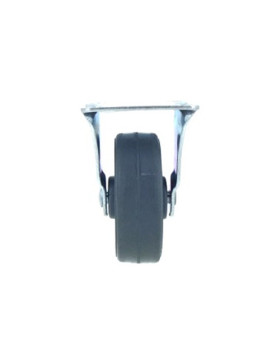 ROULETTE D'AMEUBLEMENT CAOUTCHOUC DIAMÈTRE 50 MM CHARGE 30 KG - S18C50