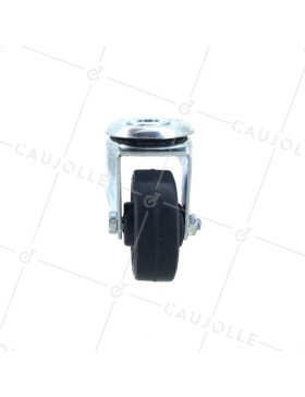 Furniture castor wheel with eye swivel 42 mm diameter 3