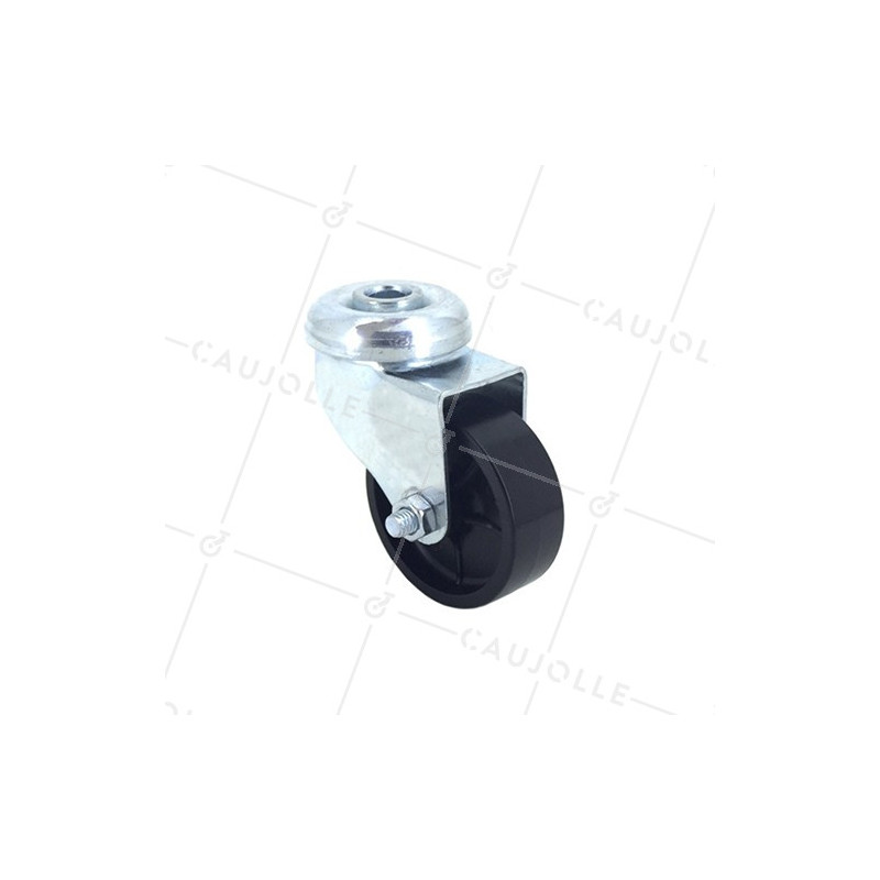 Furniture castor wheel with eye swivel 50 mm diameter 1