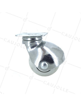 Castor FURNITURE CASTOR WITH NON-STAINING RUBBER BALL DIAMETER 50 MM LOAD 35 KG - S16P50