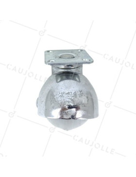Castor FURNITURE CASTOR WITH NON-STAINING RUBBER BALL DIAMETER 50 MM LOAD 35 KG - S16P50