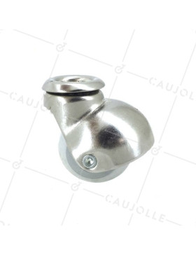Spherical castor wheel for carpet with eye swivel 40 mm diameter 2